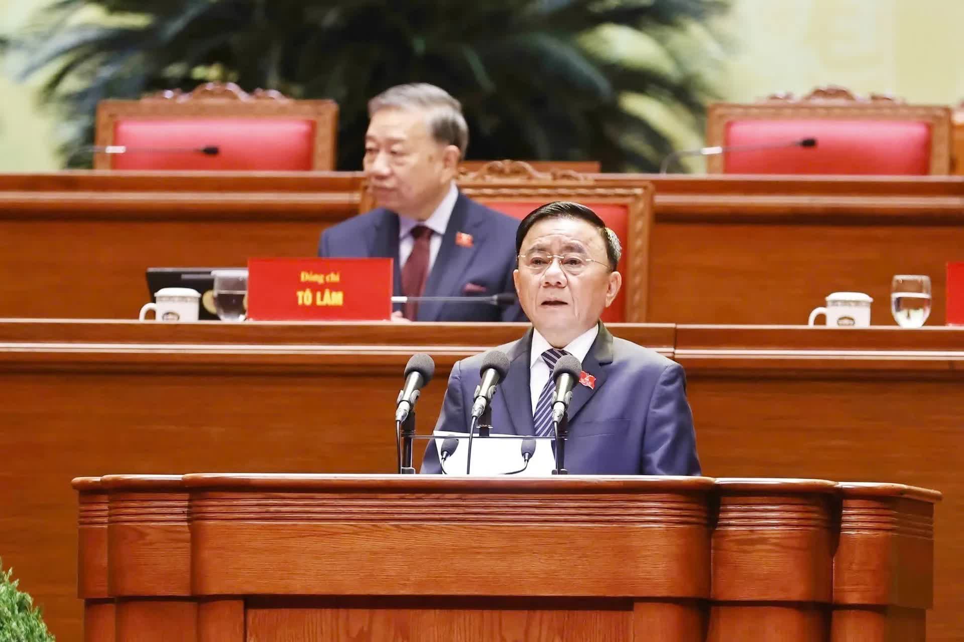 Phiên trù bị Đại hội đại biểu toàn quốc lần thứ XIV của Đảng:&nbsp;Thông qua Quy chế làm việc, Chương trình làm việc, Quy chế bầu cử và bầu Đoàn Chủ tịch- Ảnh 5.