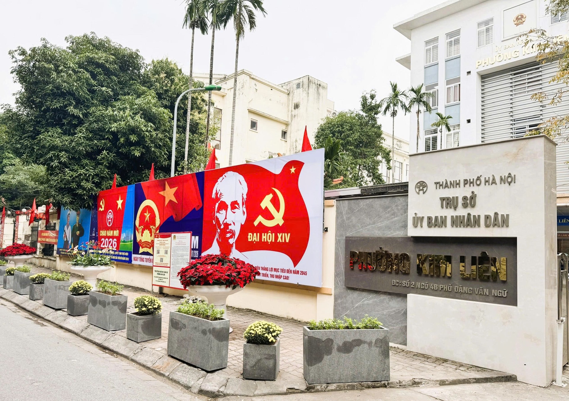 Khí thế Kim Liên chào mừng Đại hội XIV của Đảng- Ảnh 1.