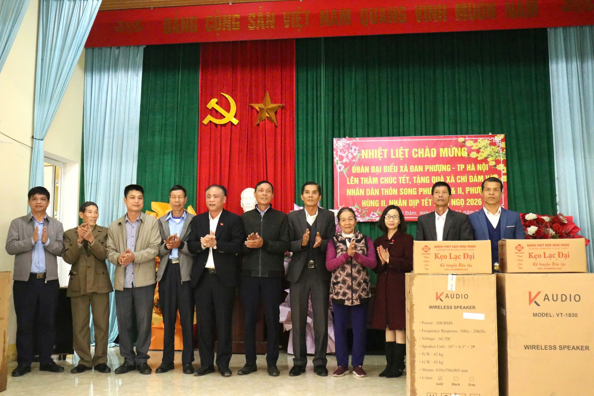 Đoàn công tác xã Đan Phượng thăm, tặng quà khu dân cư vùng kinh tế mới tại xã Chí Đám, tỉnh Phú Thọ nhân dịp Tết Bính Ngọ 2026- Ảnh 3.