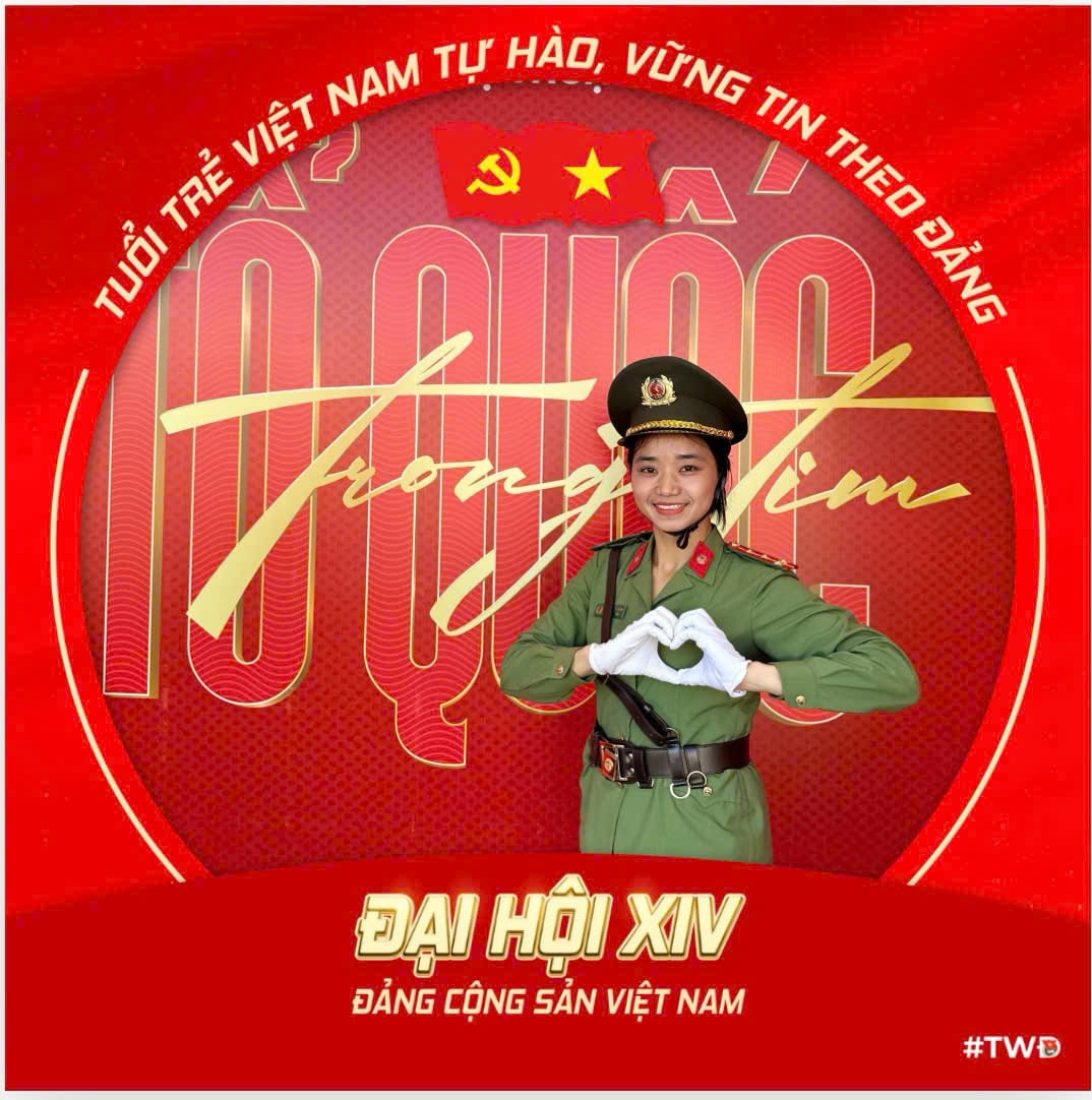 Công an phường Tây Hồ: Lan tỏa thông điệp “Triệu trái tim – chung nhịp đập” hướng về Đại hội XIV của Đảng- Ảnh 12.