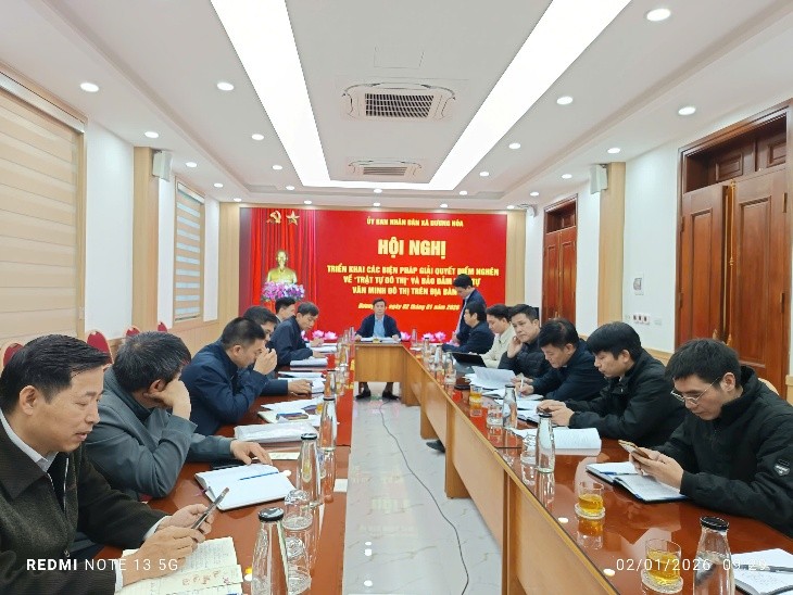 Nỗ lực tháo gỡ điểm nghẽn trật tự đô thị, xây dựng xã Dương Hoà kỷ cương, văn minh, xanh - sạch - đẹp- Ảnh 1.