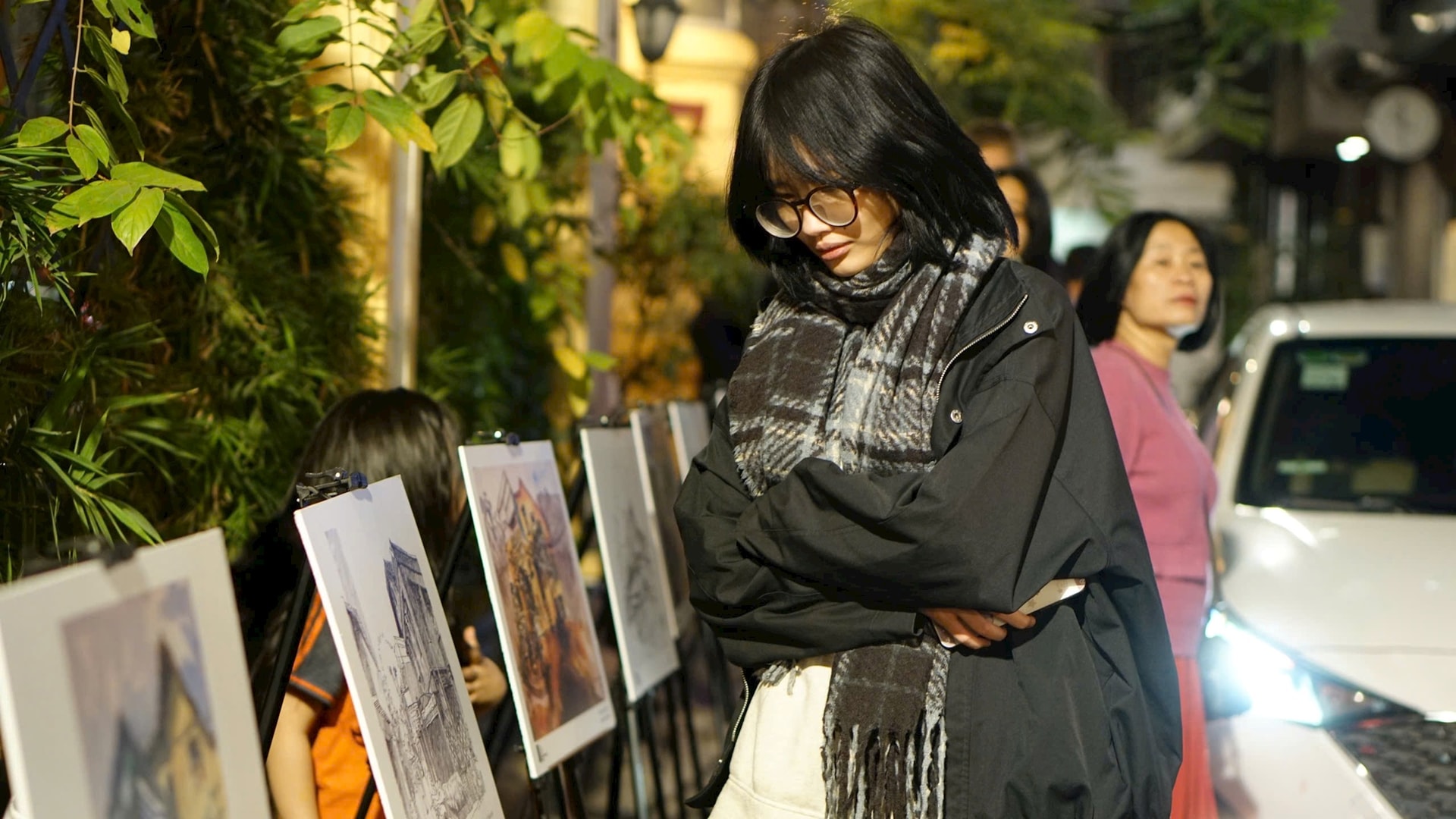 Đón năm mới 2026 cùng nét ký họa xóm Hà Hồi- Ảnh 2.