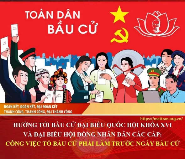 HƯỚNG TỚI BẦU CỬ ĐẠI BIỂU QUỐC HỘI KHÓA XVI VÀ ĐẠI BIỂU HỘI ĐỒNG NHÂN DÂN CÁC CẤP: CÔNG VIỆC TỔ BẦU CỬ PHẢI LÀM TRƯỚC NGÀY BẦU CỬ- Ảnh 1.