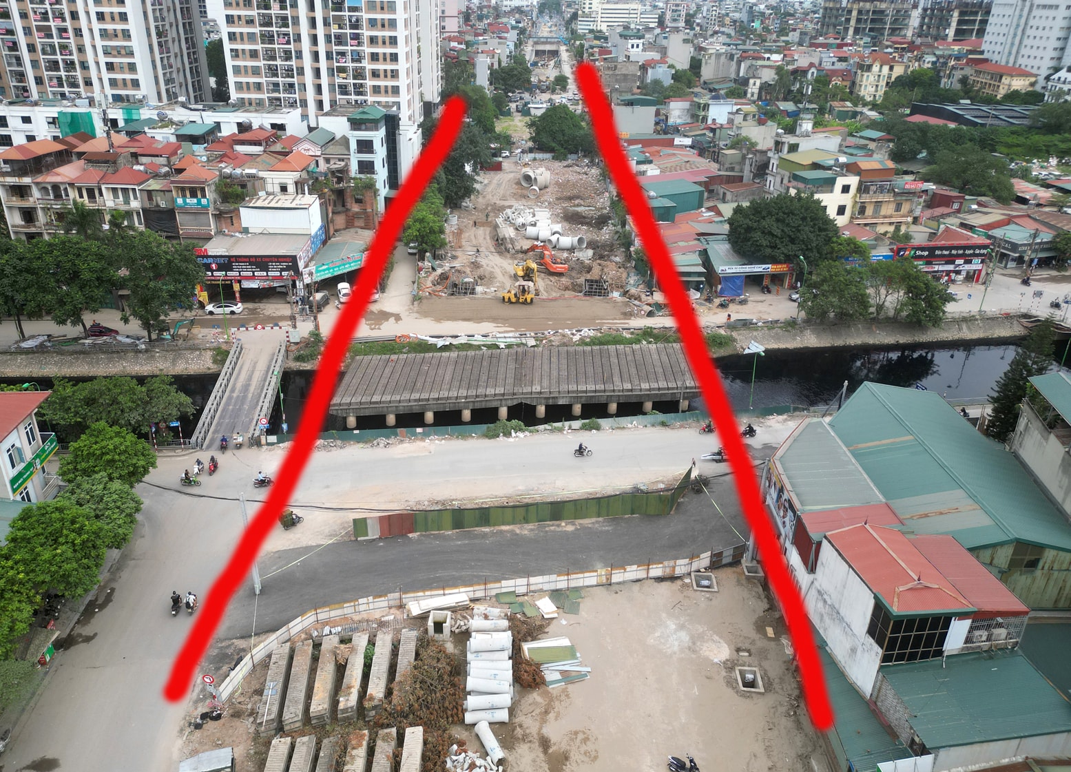 Hà Nội cấp phép thi công cầu qua sông Lừ thuộc dự án đường Vành đai 2,5- Ảnh 1.