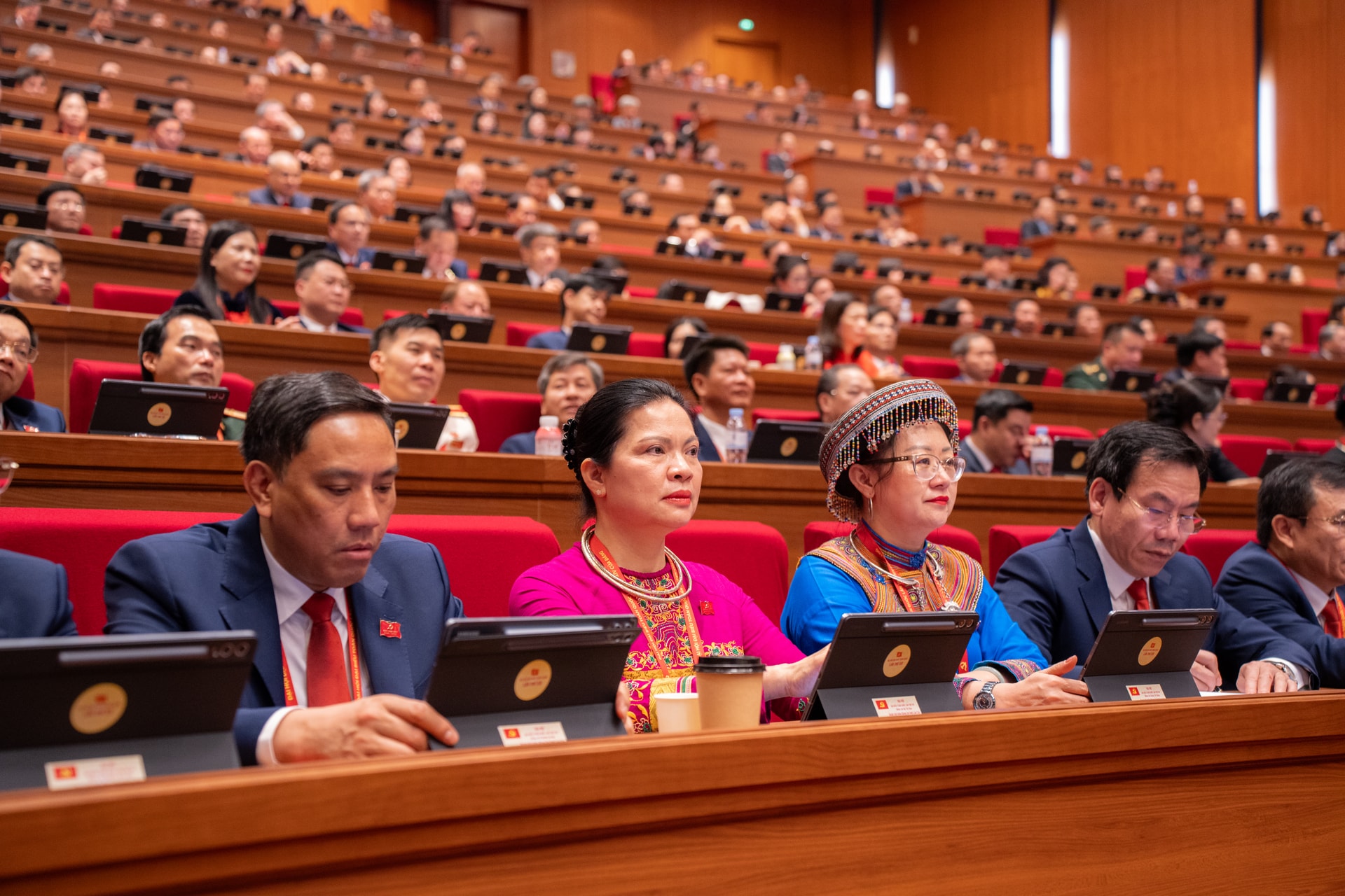 Toàn cảnh phiên khai mạc trọng thể Đại hội XIV của Đảng- Ảnh 9.