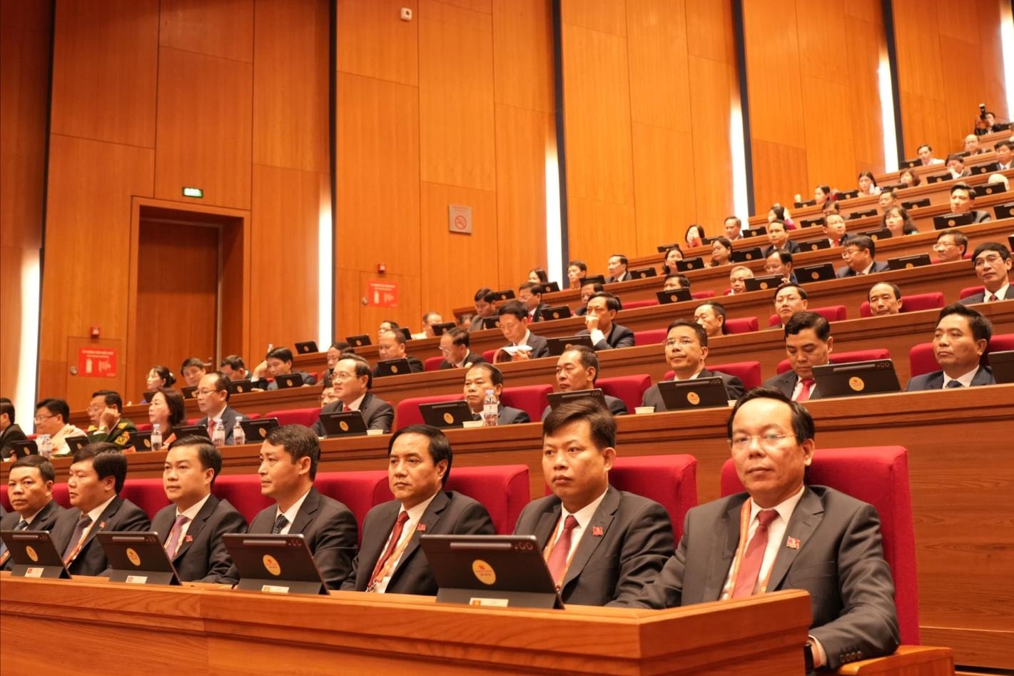 Toàn cảnh phiên khai mạc trọng thể Đại hội XIV của Đảng- Ảnh 12.