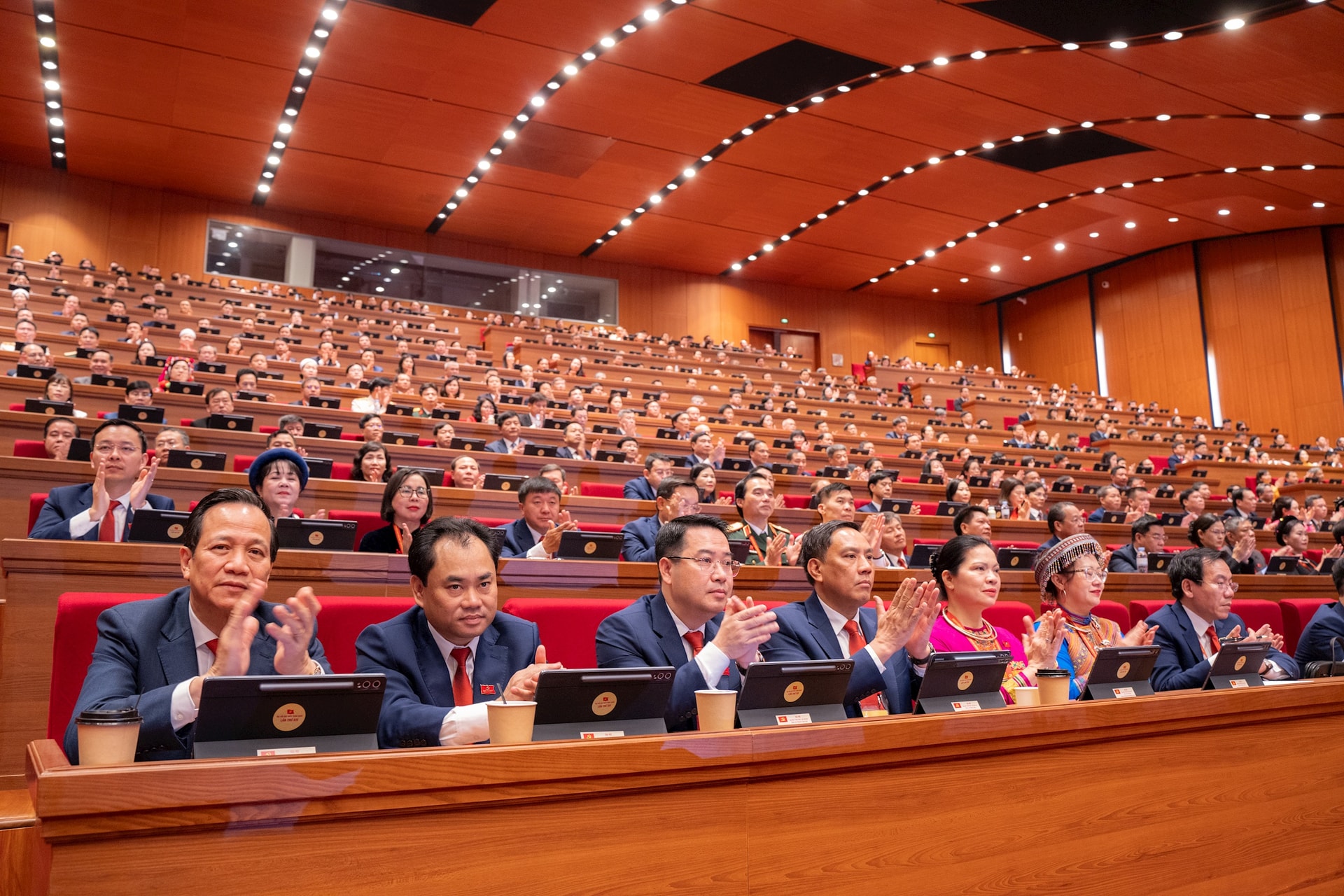 Toàn cảnh phiên khai mạc trọng thể Đại hội XIV của Đảng- Ảnh 14.