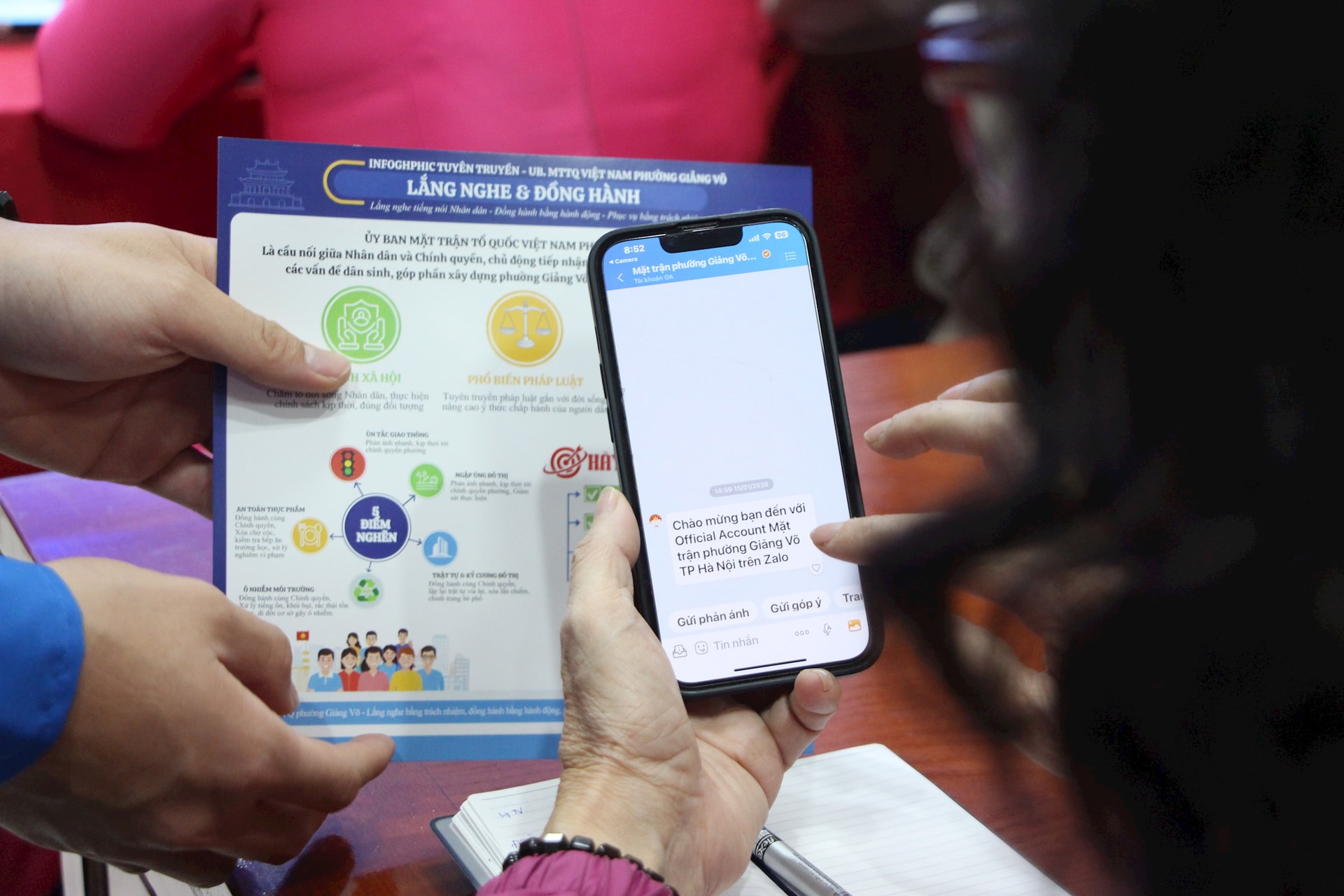 “Lắng nghe và đồng hành” với nhân dân bằng công nghệ số tại Giảng Võ- Ảnh 4.