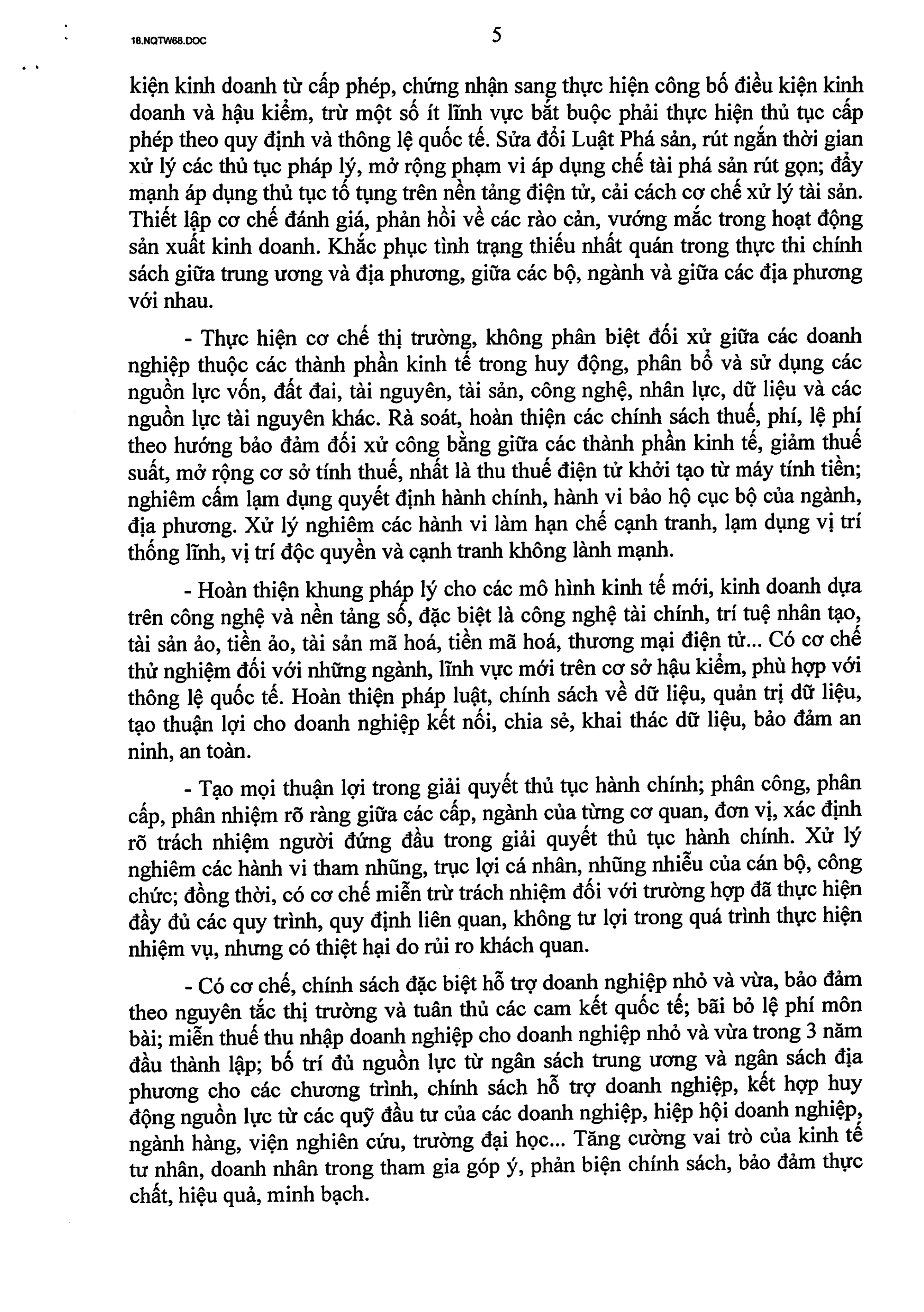 TOÀN VĂN: Nghị quyết số 68-NQ/TW về phát triển kinh tế tư nhân- Ảnh 5.