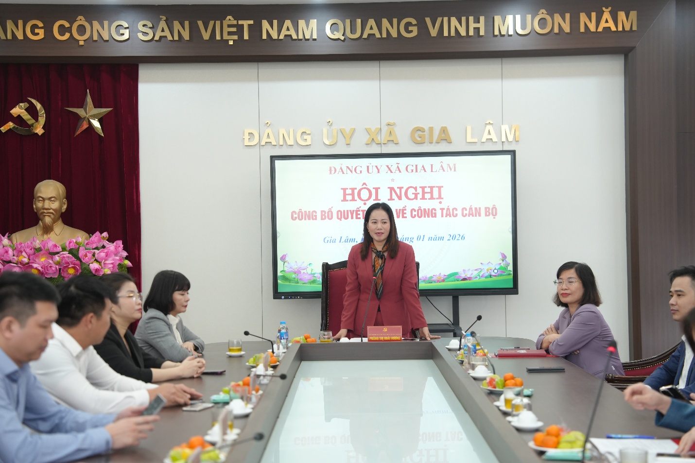 Đảng ủy xã Gia Lâm công bố quyết định tiếp nhận, bổ nhiệm Phó Chánh Văn phòng Đảng ủy- Ảnh 4.