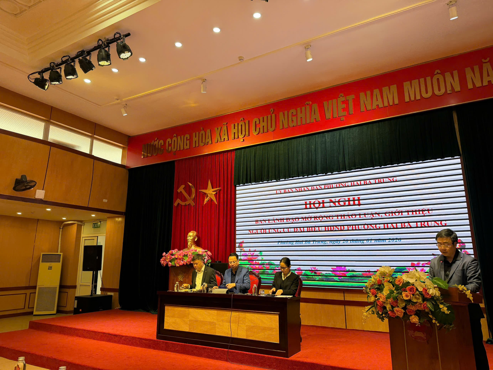 UBND phường Hai Bà Trưng tổ chức Hội nghị Ban lãnh đạo mở rộng giới thiệu người ứng cử đại biểu HĐND phường- Ảnh 1.