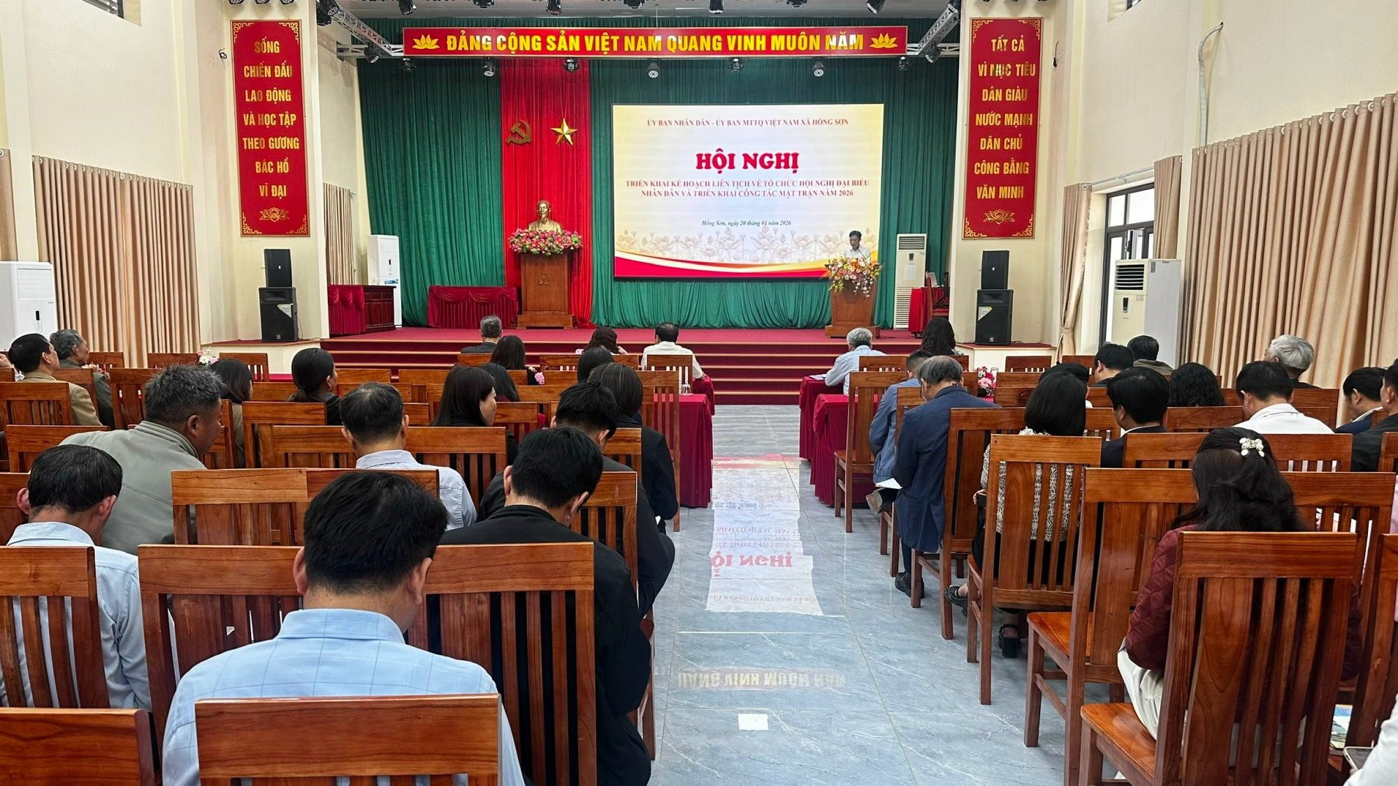 Hồng Sơn triển khai Kế hoạch liên tịch tổ chức Hội nghị đại biểu Nhân dân, triển khai công tác Mặt trận năm 2026 và rà soát, bổ sung quy hoạch nhiệm kỳ 2025 - 2030- Ảnh 2.