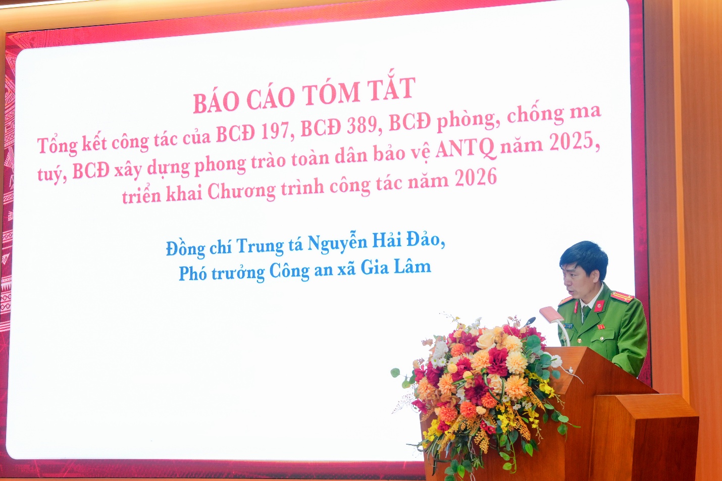 XÃ GIA LÂM TỔNG KẾT CÔNG TÁC 4 BAN CHỈ ĐẠO NĂM 2025 – QUYẾT TÂM GIỮ VỮNG AN NINH TRẬT TỰ TRONG KỶ NGUYÊN MỚI- Ảnh 2.