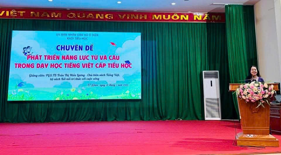 Chuyên đề phát triển năng lực từ và câu trong dạy học Tiếng Việt cấp Tiểu học- Ảnh 1.
