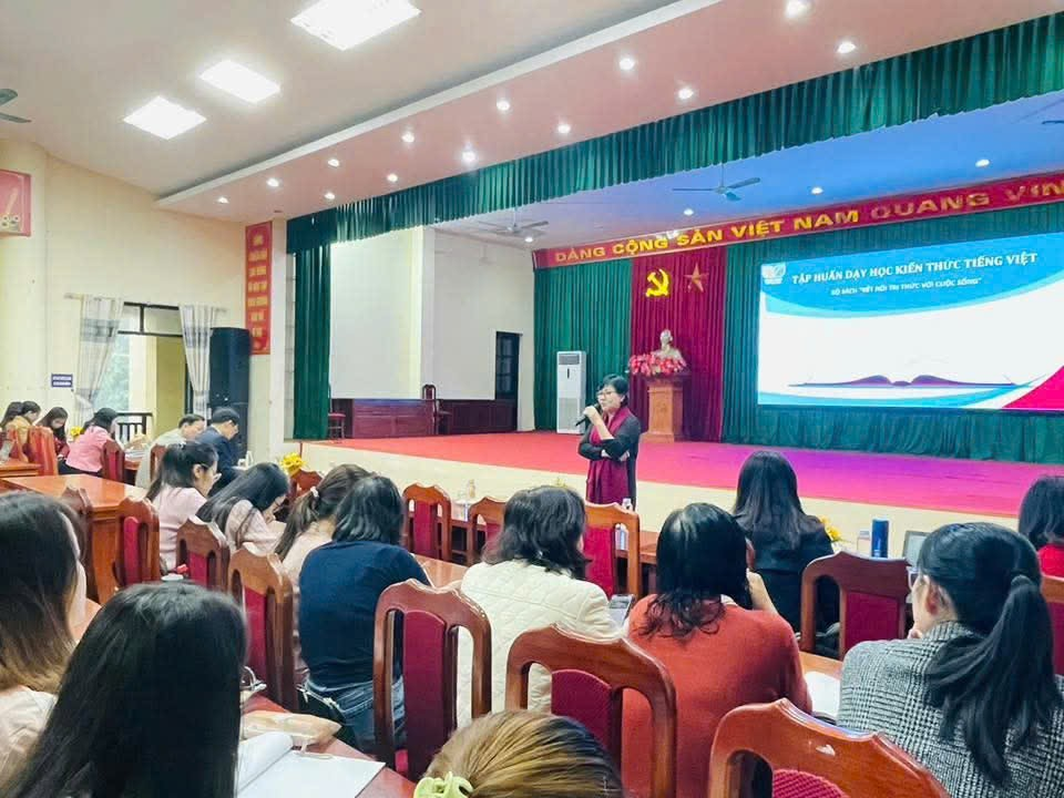 Chuyên đề phát triển năng lực từ và câu trong dạy học Tiếng Việt cấp Tiểu học- Ảnh 2.