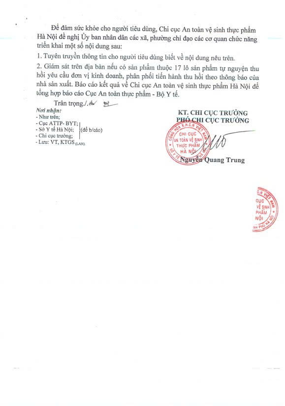 Cảnh báo sản phầm sữa bột trẻ sơ sinh Beba, Alfamino tại Đức và thông tin thu hồi tự nguyện của Nestlé Việt Nam- Ảnh 2.