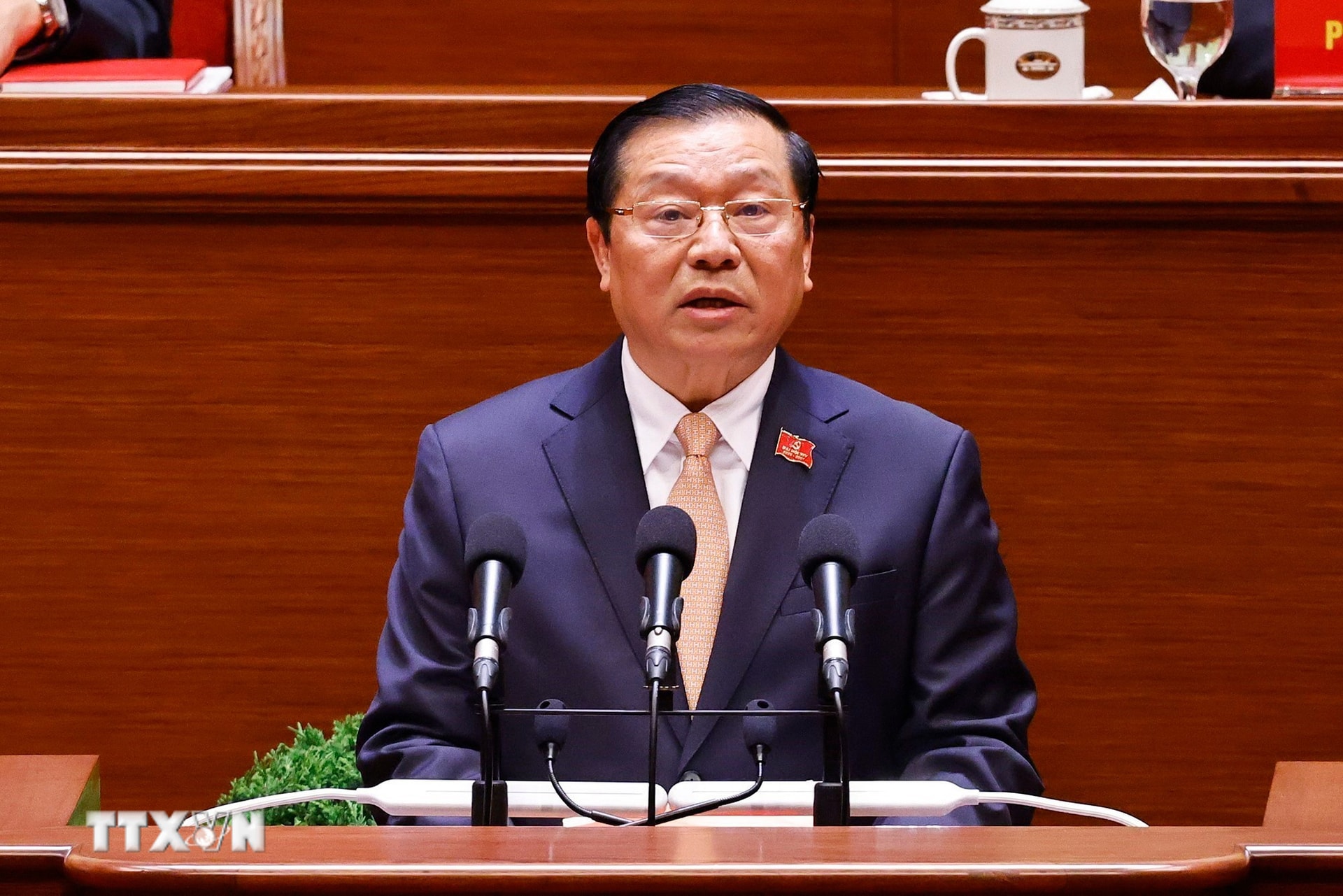 Một số hình ảnh về ngày làm việc thứ ba của Đại hội XIV của Đảng- Ảnh 23.