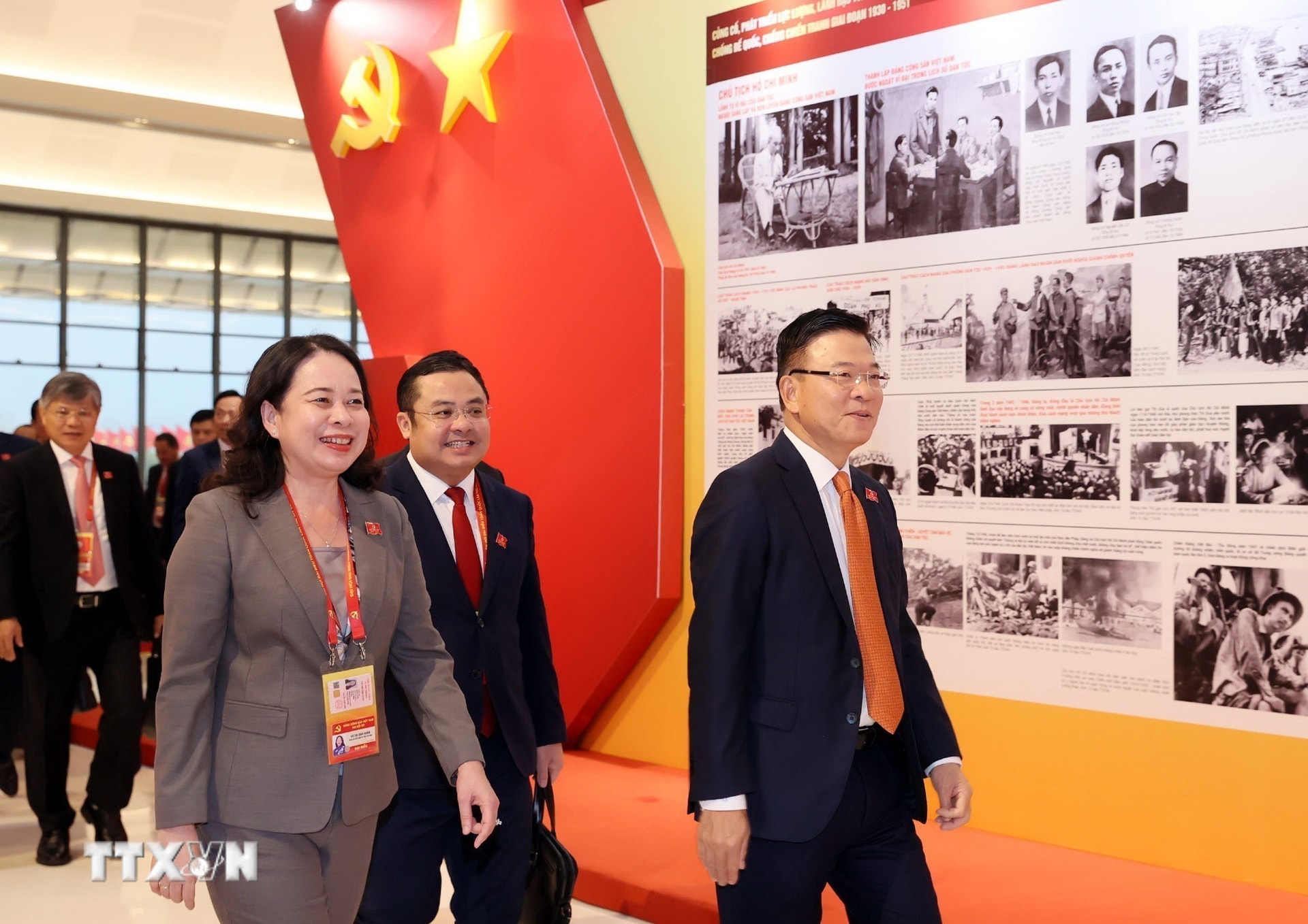 Một số hình ảnh về ngày làm việc thứ ba của Đại hội XIV của Đảng- Ảnh 5.