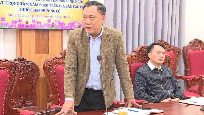 UBND xã tổ chức Hội nghị làm việc với thôn dân cư khu vực Sen Phương triển khai nhiệm vụ trước, trong và sau Tết Nguyên đán Bính Ngọ; nhiệm vụ trọng tâm năm 2026- Ảnh 2.