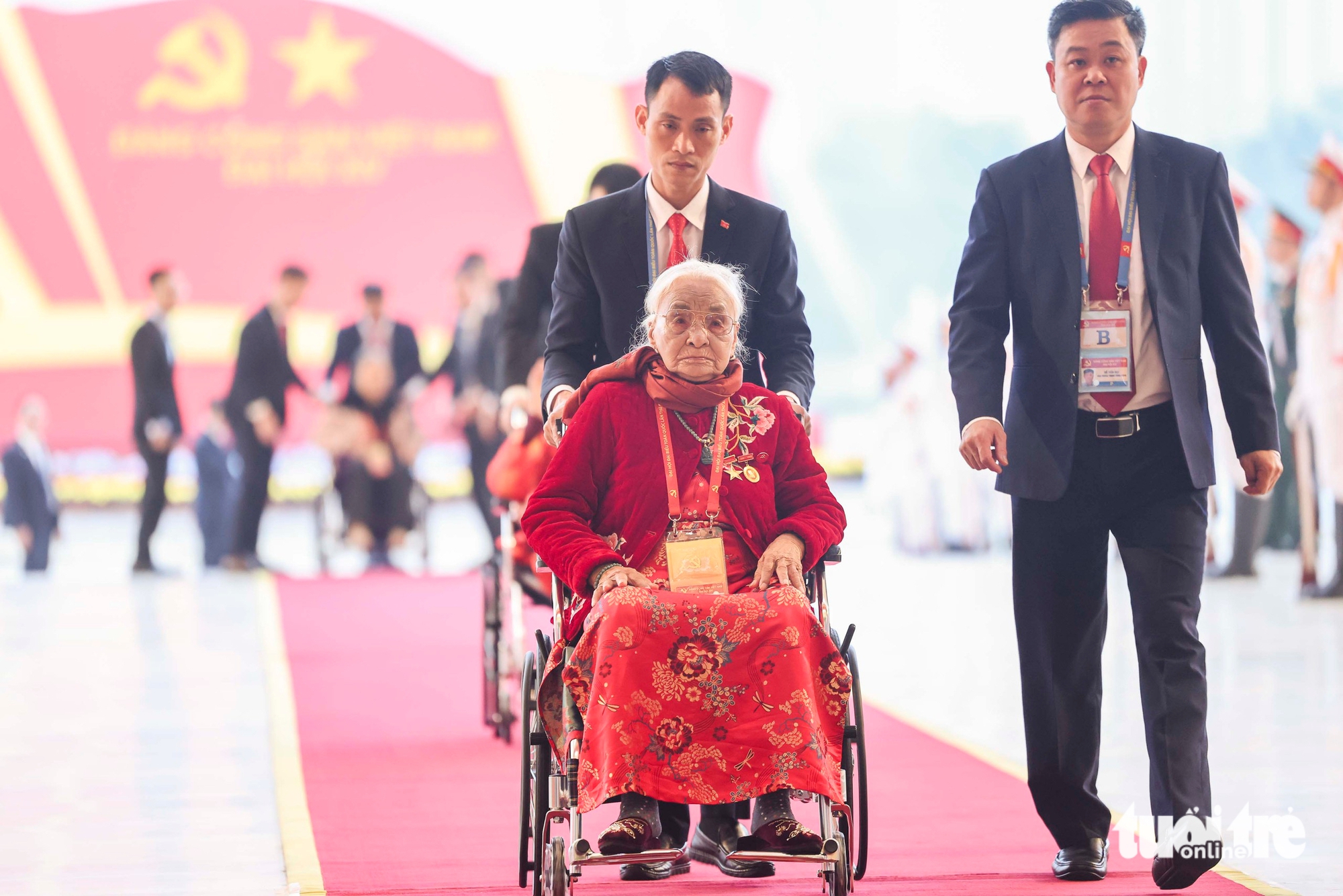 Những hình ảnh trang trọng tại phiên khai mạc Đại hội XIV của Đảng- Ảnh 1.