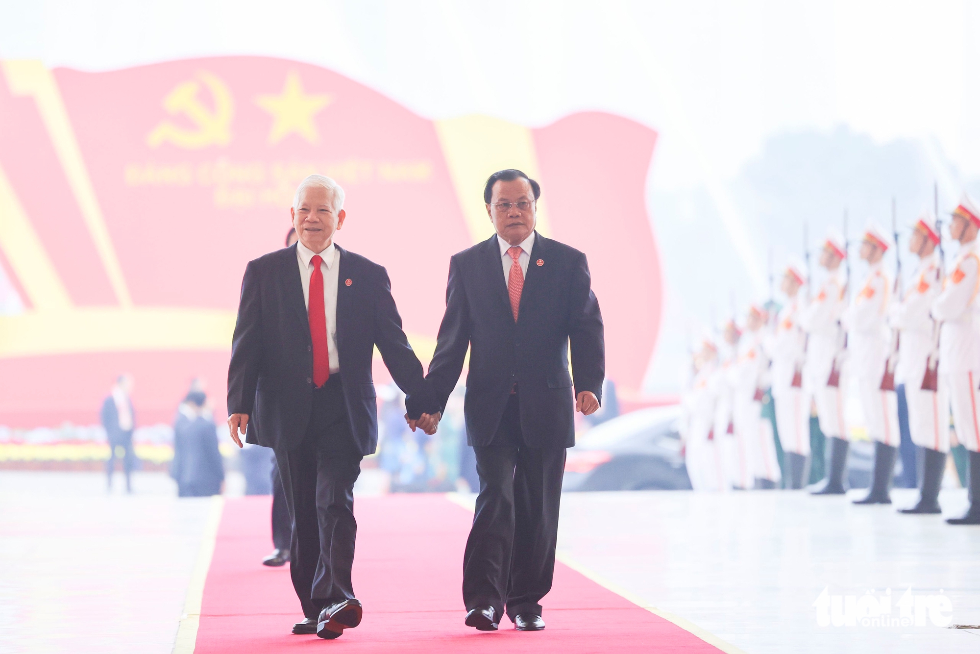 Những hình ảnh trang trọng tại phiên khai mạc Đại hội XIV của Đảng- Ảnh 5.