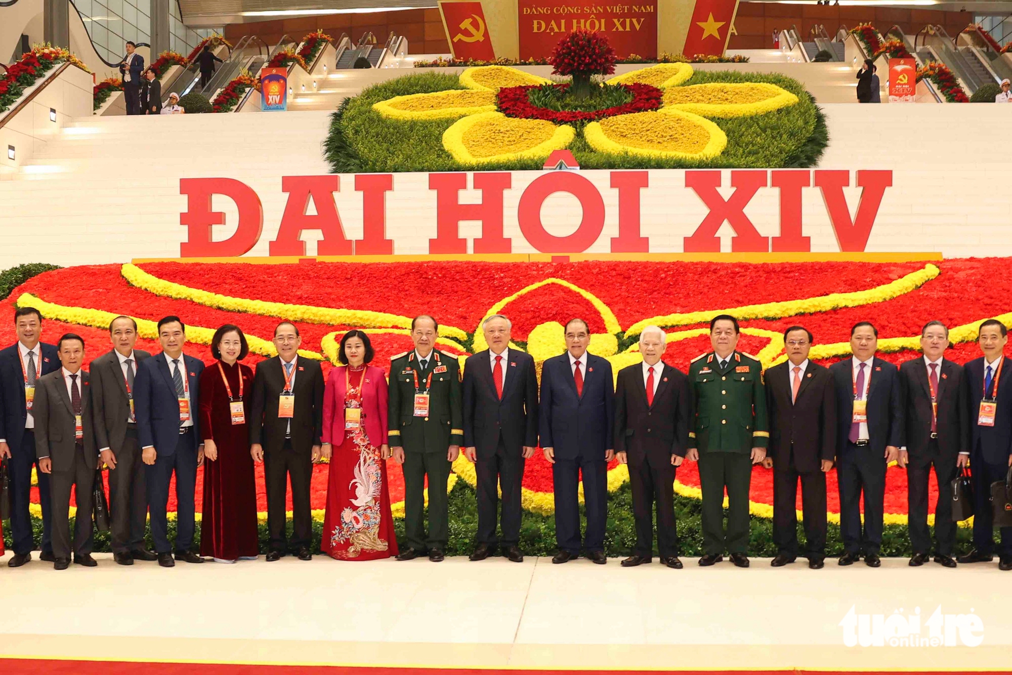 Những hình ảnh trang trọng tại phiên khai mạc Đại hội XIV của Đảng- Ảnh 8.