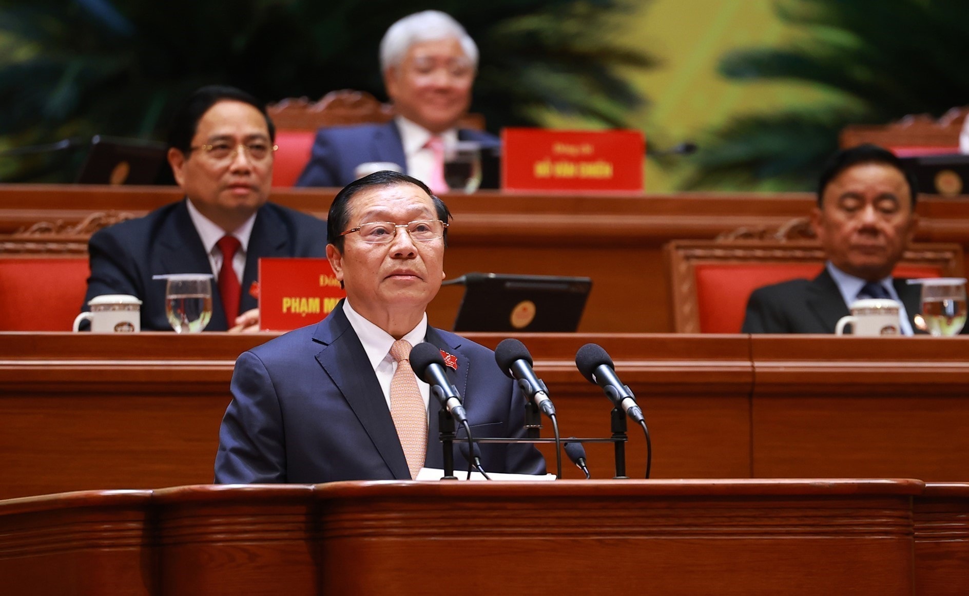 Đại hội XIV của Đảng tiến hành phiên thảo luận tại Hội trường- Ảnh 7.