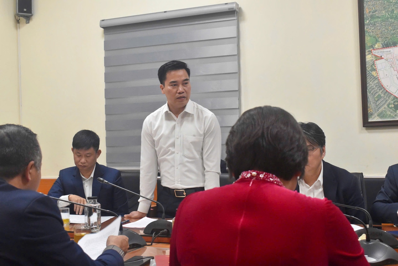 Đảng uỷ phường Đại Mỗ tổ chức Hội nghị Ban Thường vụ Đảng ủy, Ban Chấp hành Đảng bộ phường- Ảnh 1.