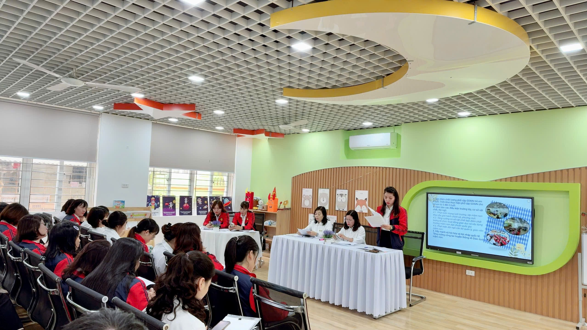 Trường mầm non Tân Mai tổ chức Hội nghị sơ kết học kỳ I năm học 2025 - 2026- Ảnh 2.