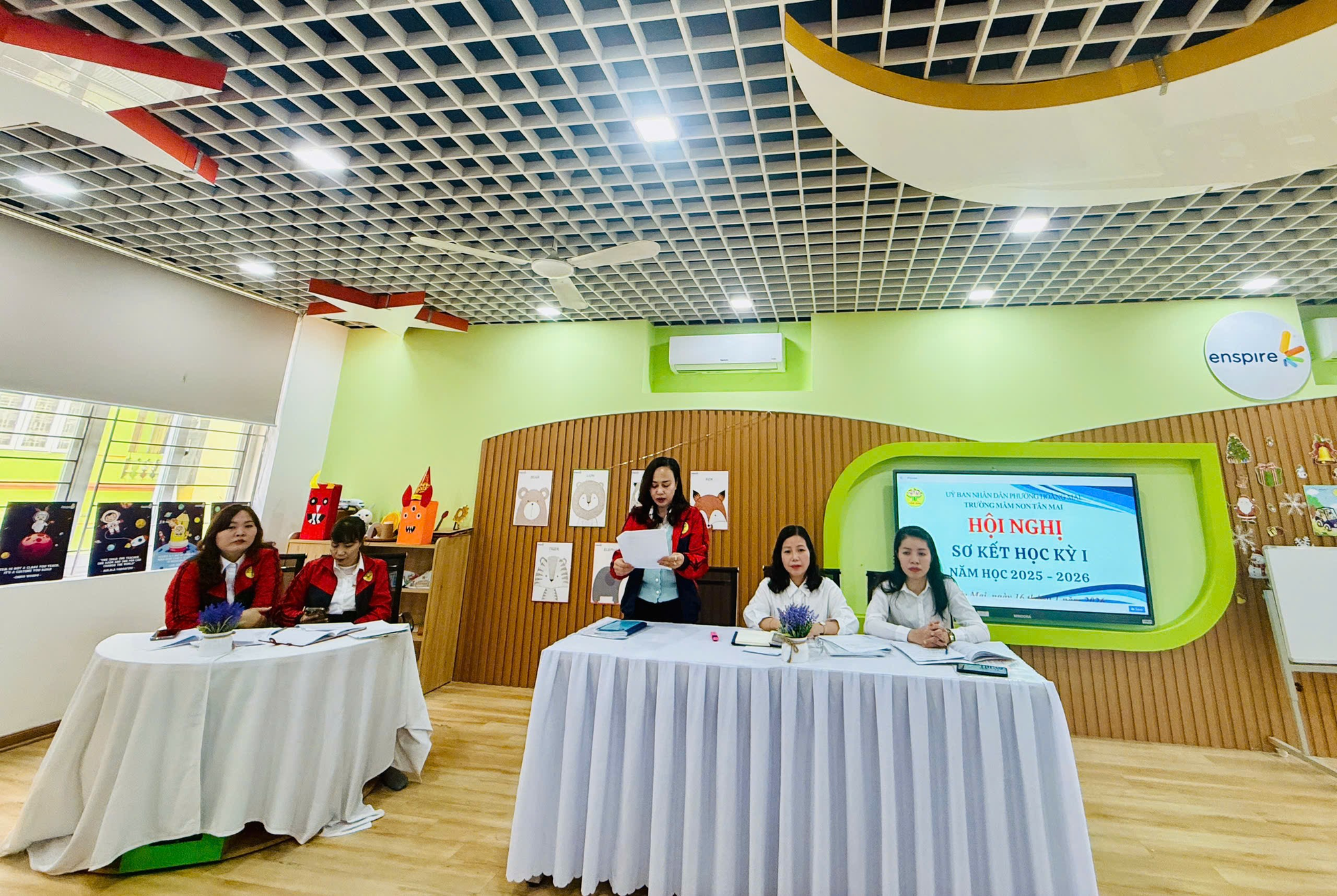 Trường mầm non Tân Mai tổ chức Hội nghị sơ kết học kỳ I năm học 2025 - 2026- Ảnh 5.
