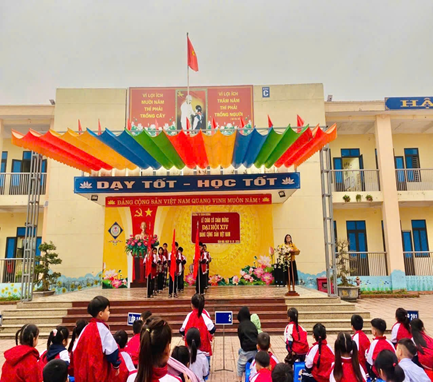 TRƯỜNG TIỂU HỌC XUÂN DƯƠNG TUYÊN TRUYỀN ĐẠI HỘI ĐẢNG TOÀN UỐC LẦN THỨ XIV- Ảnh 2.