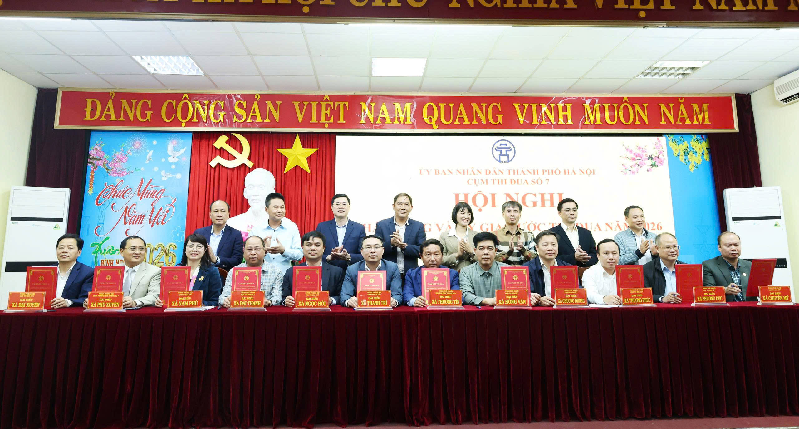 Cụm thi đua số 7 ký cam kết thi đua năm 2026