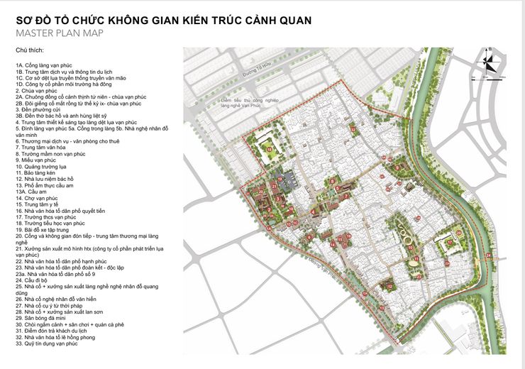 Công bố Quy hoạch chi tiết bảo tồn, phát triển làng nghề truyền thống kết hợp du lịch tại làng nghề dệt lụa Vạn Phúc, tỷ lệ 1/500.- Ảnh 2.