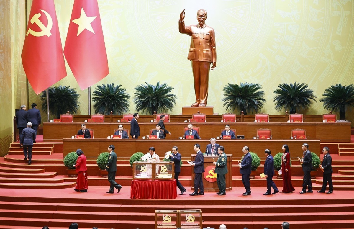 Hình ảnh bầu Ban Chấp hành Trung ương Đảng khóa XIV- Ảnh 9.
