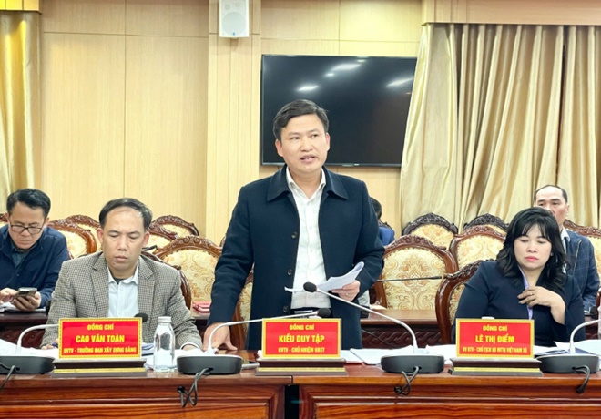 Ban Thường vụ Đảng ủy xã Hoài Đức tổ chức hội nghị lần thứ 7- Ảnh 8.