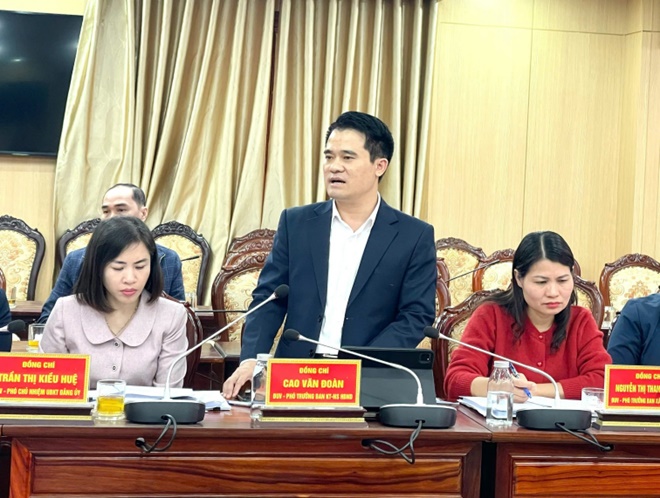 Ban Thường vụ Đảng ủy xã Hoài Đức tổ chức hội nghị lần thứ 7- Ảnh 9.