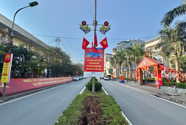 Không khí phấn khởi chào mừng Đại hội đại biểu toàn quốc lần thứ XIV của Đảng lan tỏa khắp các thôn, tổ dân phố trên địa bàn xã Hoài Đức- Ảnh 5.