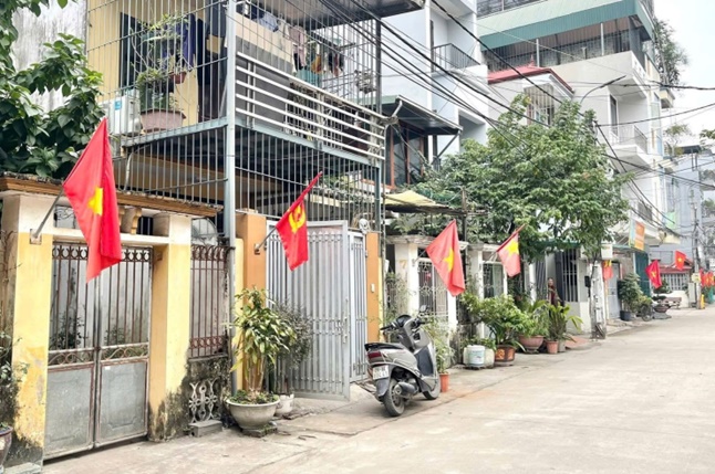 Không khí phấn khởi chào mừng Đại hội đại biểu toàn quốc lần thứ XIV của Đảng lan tỏa khắp các thôn, tổ dân phố trên địa bàn xã Hoài Đức- Ảnh 8.