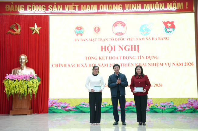 UB MTTQ Việt Nam xã Hạ Bằng tổng kết hoạt động tín dụng chính sách năm 2025- Ảnh 5.