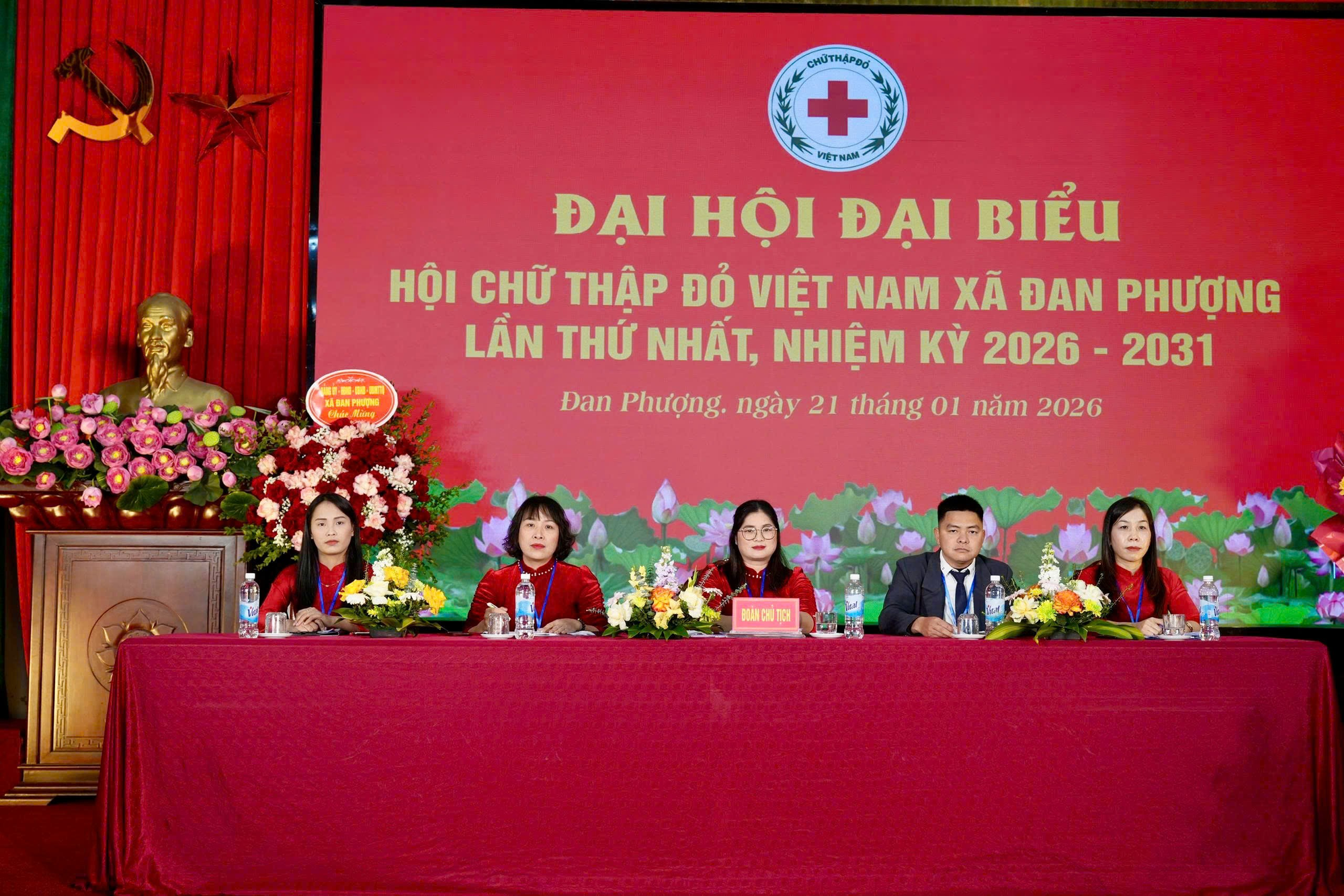 Đại hội đại biểu Hội Chữ thập đỏ xã Đan Phượng lần thứ nhất, nhiệm kỳ 2026-2031.- Ảnh 2.
