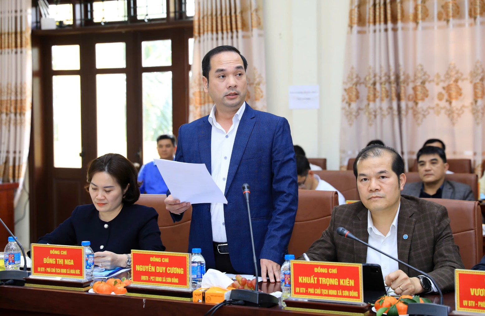 Các Ban HĐND Thành phố giám sát, khảo sát tại xã Sơn Đồng về công tác bầu cử và giải quyết điểm nghẽn về trật tự đô thị, vệ sinh môi trường- Ảnh 2.