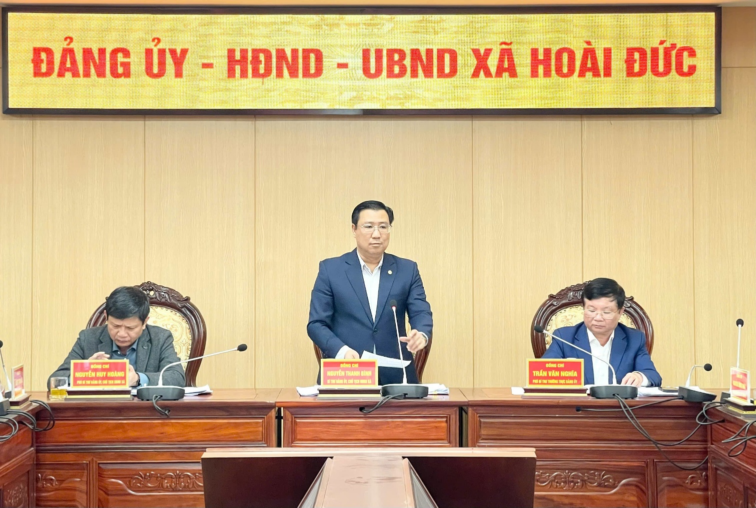 Ban Thường vụ Đảng ủy xã Hoài Đức tổ chức hội nghị lần thứ 7- Ảnh 10.