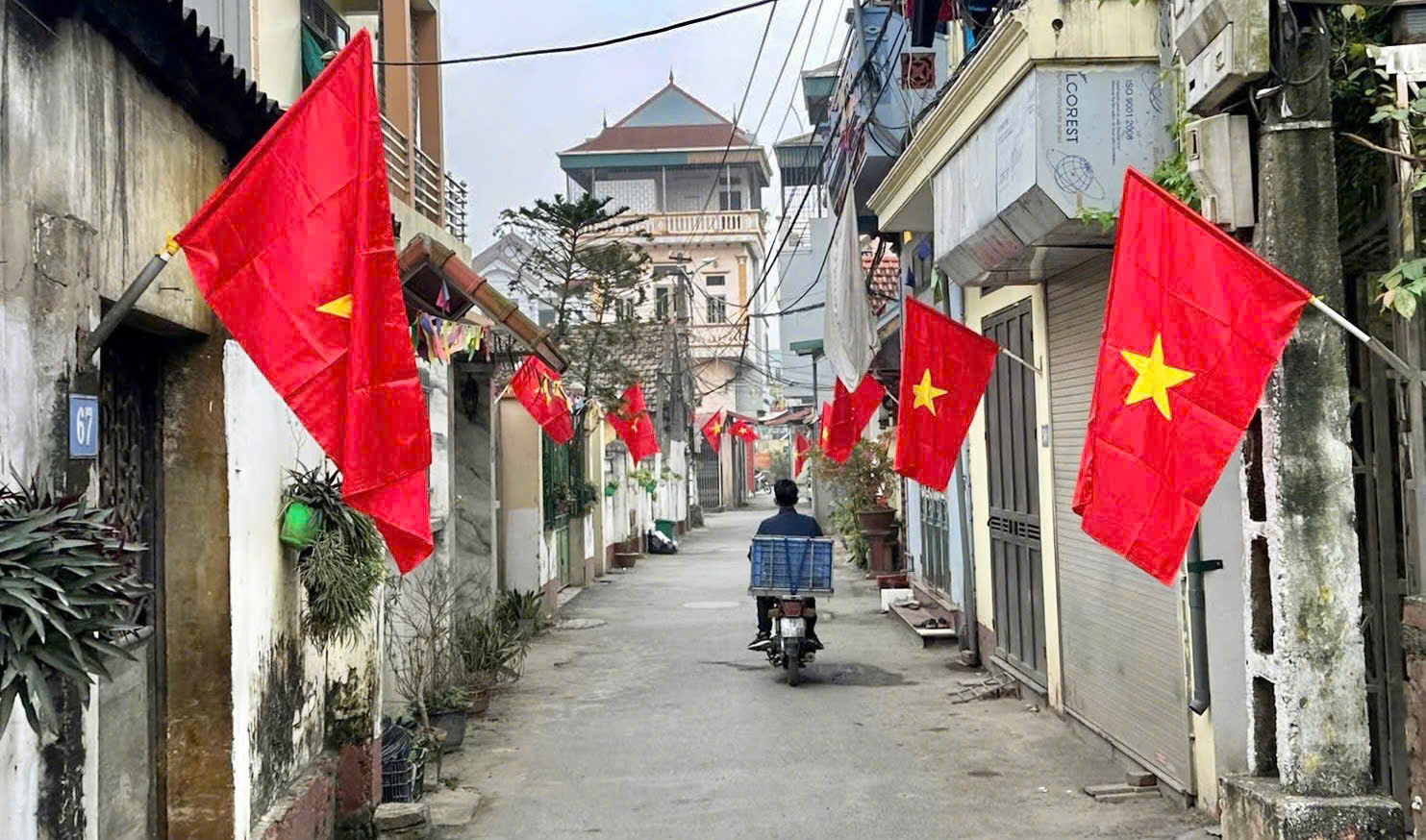 Không khí phấn khởi chào mừng Đại hội đại biểu toàn quốc lần thứ XIV của Đảng lan tỏa khắp các thôn, tổ dân phố trên địa bàn xã Hoài Đức- Ảnh 7.