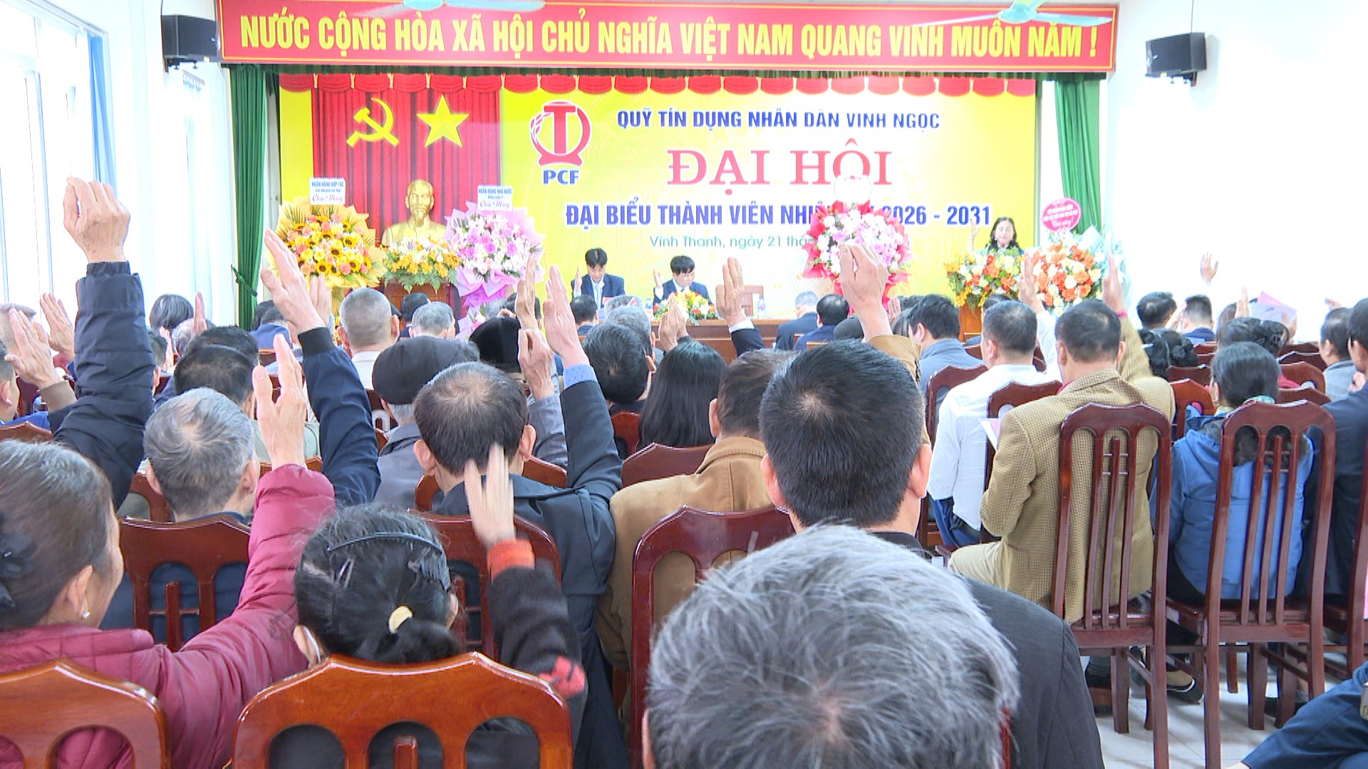 QUỸ TÍN DỤNG NHÂN DÂN VĨNH NGỌC TỔ CHỨC ĐẠI HỘI DẠI BIỂU THÀNH VIÊN NHIỆM KỲ 2026 – 2031- Ảnh 9.