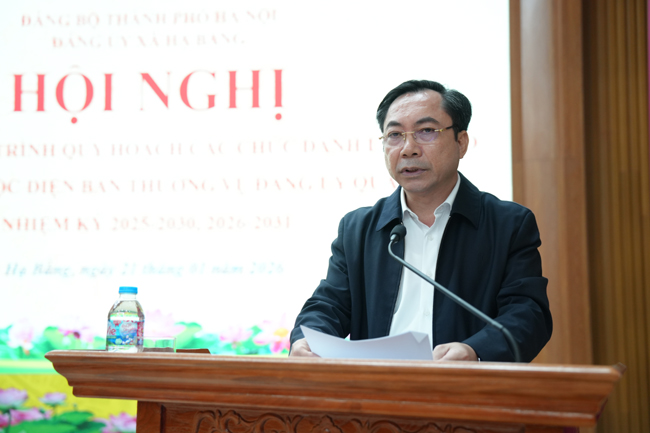 Đảng ủy xã Hạ Bằng thực hiện quy trình quy hoạch các chức danh lãnh đạo nhiệm kỳ 2025–2030, 2026–2031- Ảnh 1.