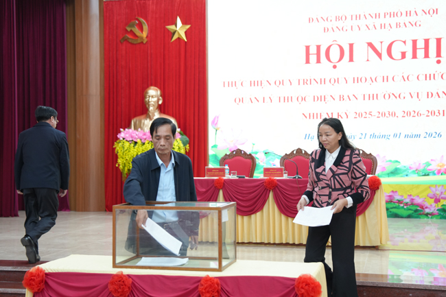 Đảng ủy xã Hạ Bằng thực hiện quy trình quy hoạch các chức danh lãnh đạo nhiệm kỳ 2025–2030, 2026–2031- Ảnh 3.