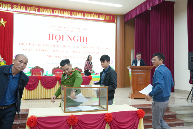 Đảng ủy xã Hạ Bằng thực hiện quy trình quy hoạch các chức danh lãnh đạo nhiệm kỳ 2025–2030, 2026–2031- Ảnh 5.