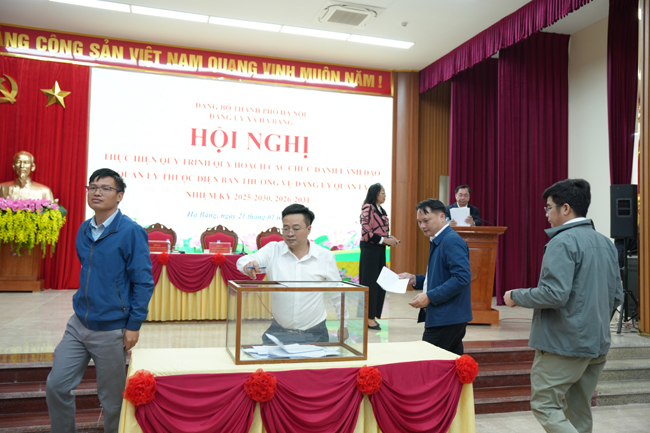 Đảng ủy xã Hạ Bằng thực hiện quy trình quy hoạch các chức danh lãnh đạo nhiệm kỳ 2025–2030, 2026–2031- Ảnh 4.