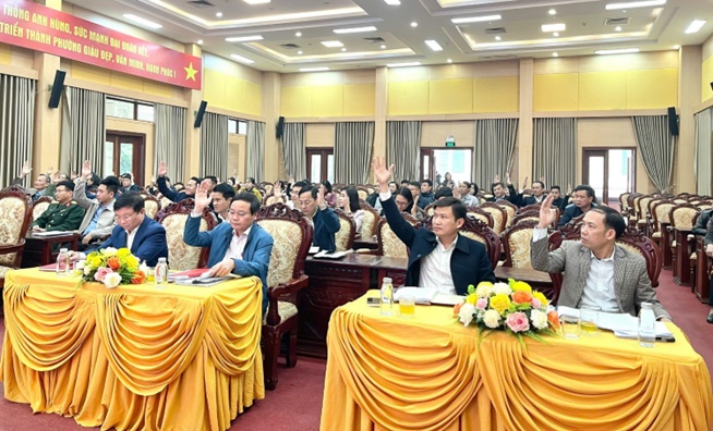 Đảng ủy xã Hoài Đức tổ chức hội nghị Ban lãnh đạo mở rộng giới thiệu người ứng cử đại biểu HĐND Thành phố và đại biểu HĐND xã, nhiệm kỳ 2026-2031- Ảnh 7.