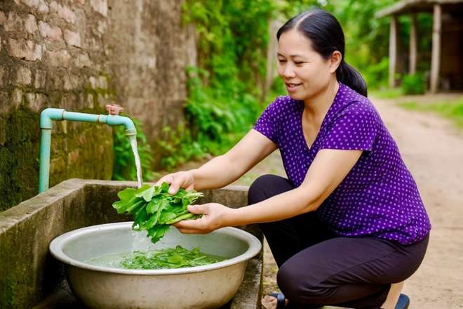Bảo đảm an toàn vệ sinh, chất lượng nước sạch phục vụ sinh hoạt trên địa bàn xã Hoài Đức- Ảnh 3.